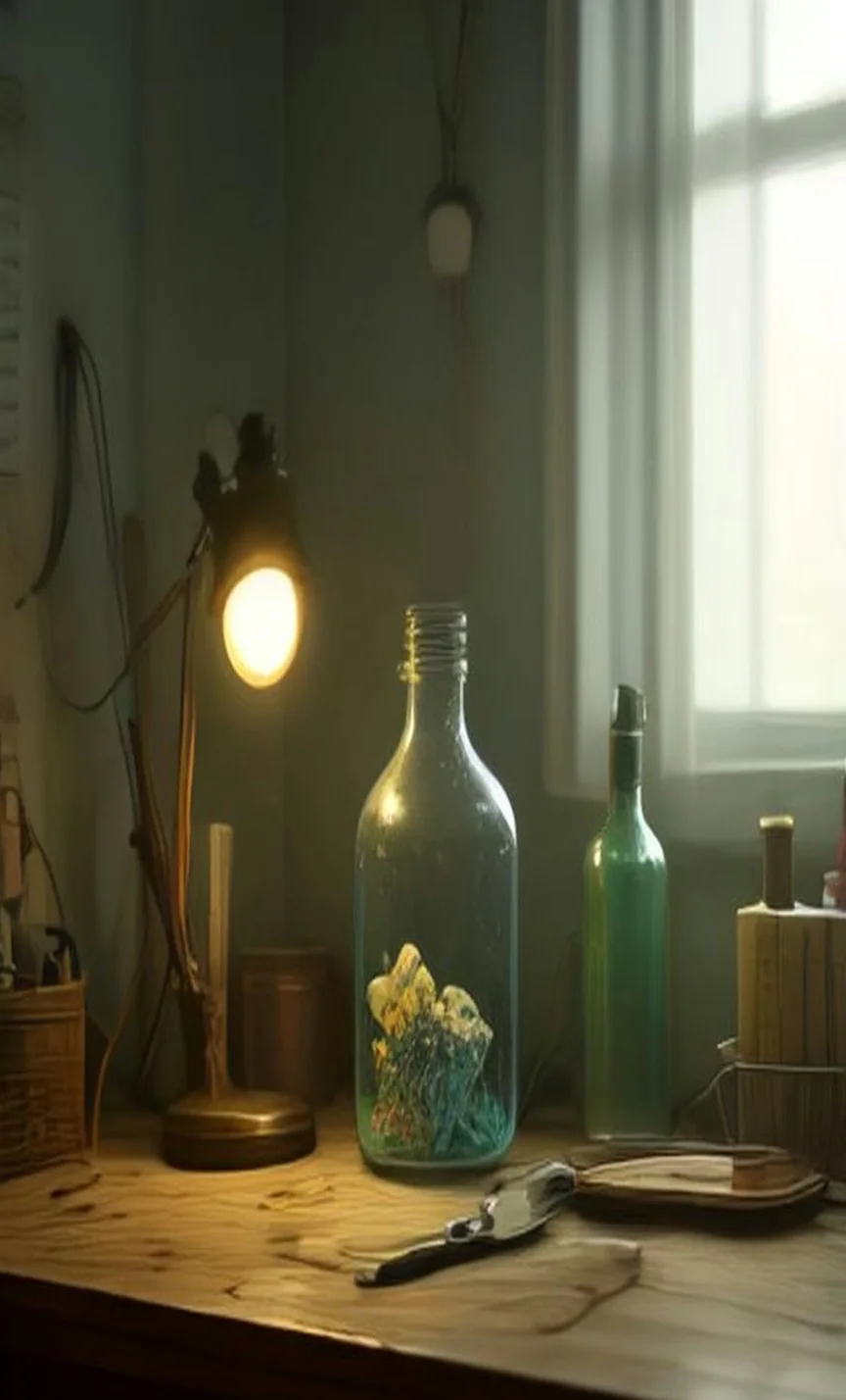 The Bottle-Cap Chandelier example image